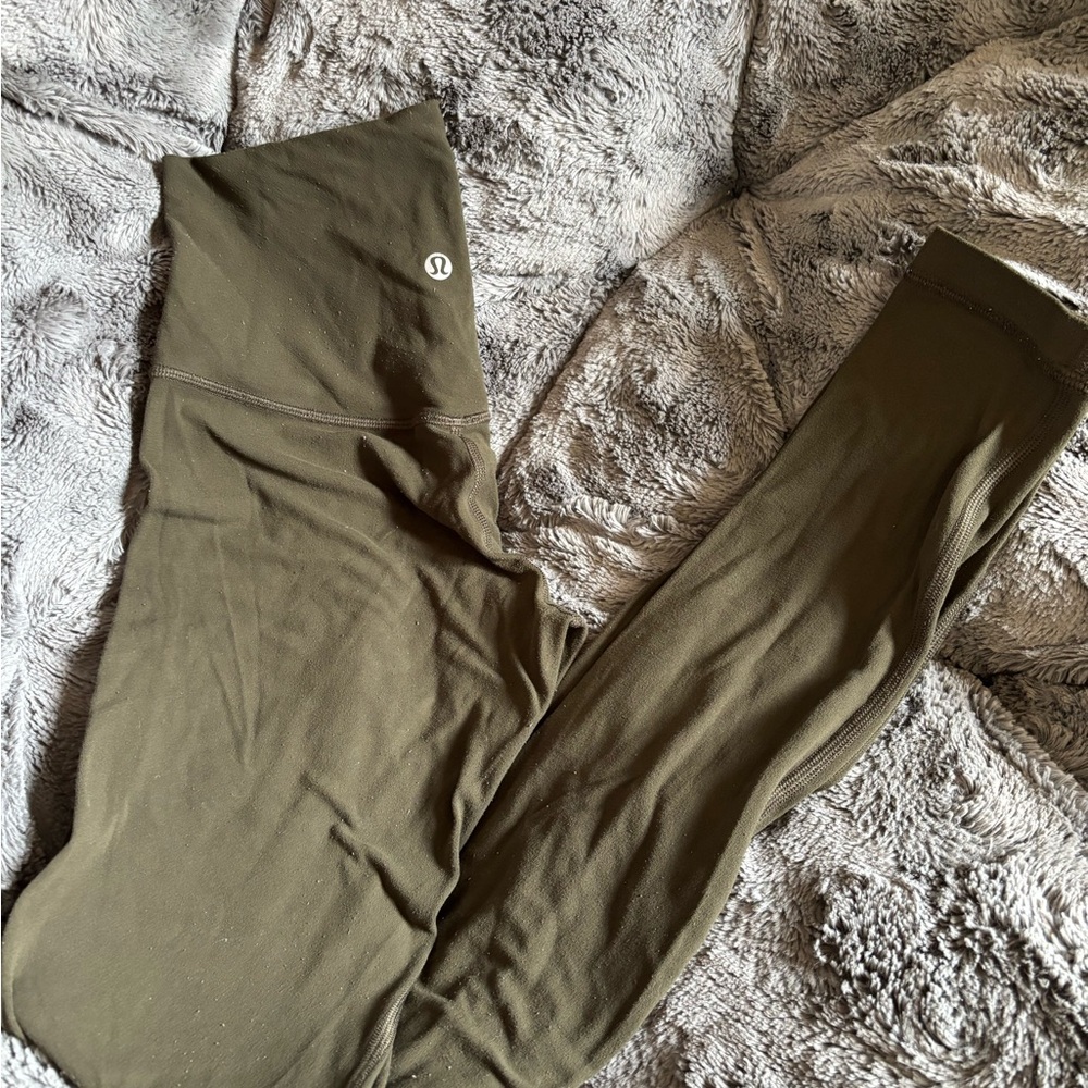 lululemon Align Leggings in Olive Green